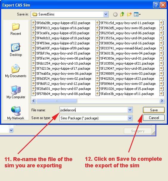 Tutorial Changing the gender of an ingame sim.